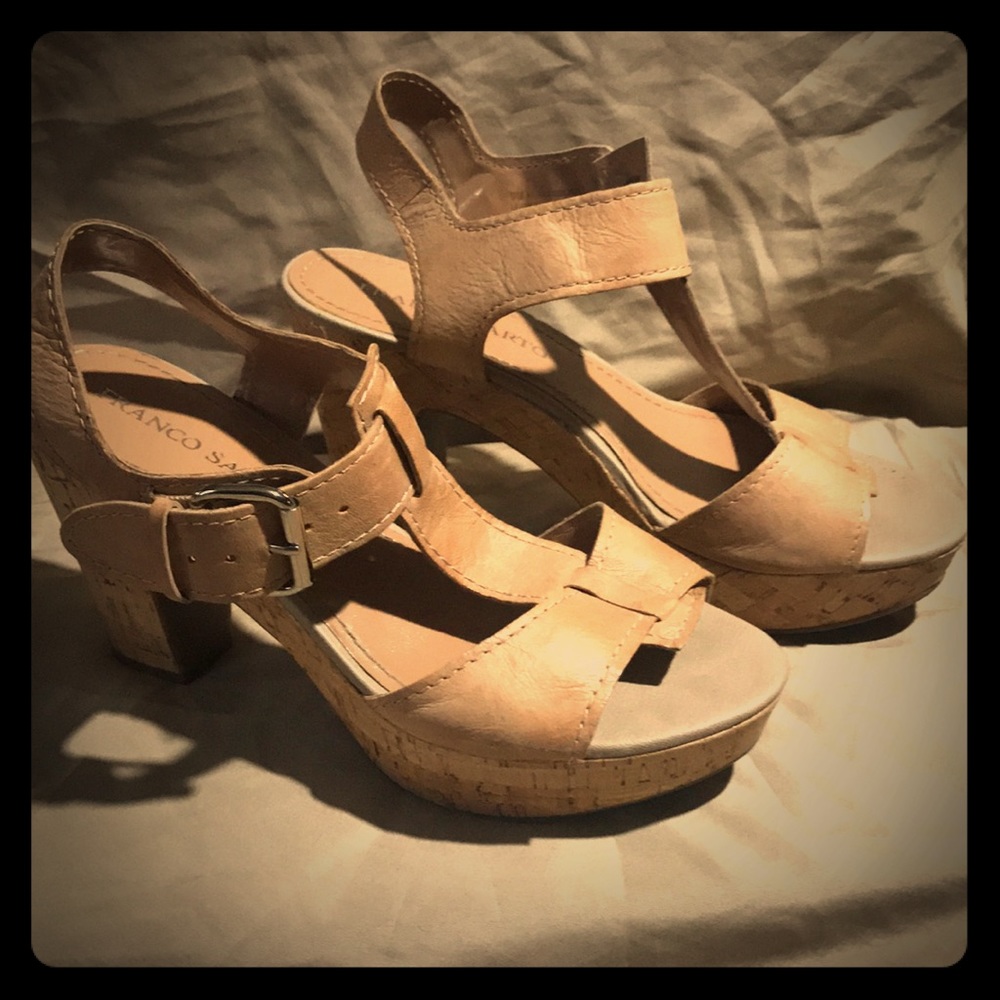 Franco Sarto platform sandals